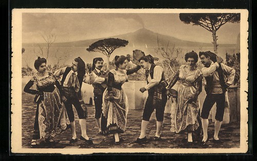 Gruppo costumi tradizionali - gruppo, di