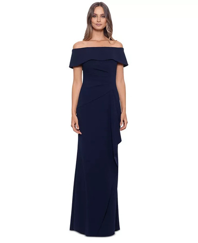 Abito crepe xscape midnight - in,