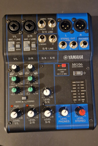 Mixer audio yamaha mg06 6 - ,