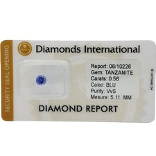 Tanzanite taglio tondo ct - taglio,