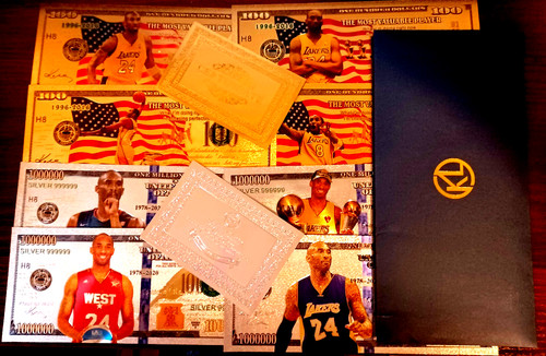 Set banconote kobe bryant - banconote,