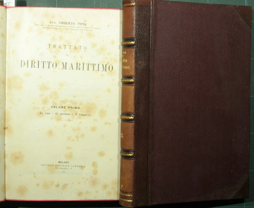 Trattato diritto marittimo - trattato,