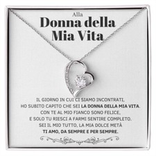 Collana donna amore argento - donna,
