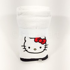 HELLO KITTY 2 confezioni bianche con asciugamani ricamati SANRIO