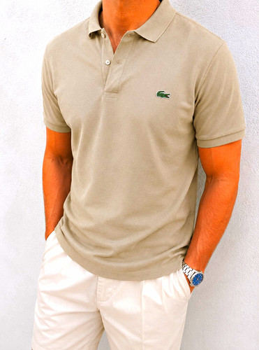 Polo uomo lacoste - polo, beige