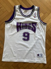 Nba Sacramento Kings Abdul Wahad jersey Champion canotta webber bibby williams