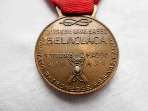 Medaglia divisione gran sasso - medaglia,
