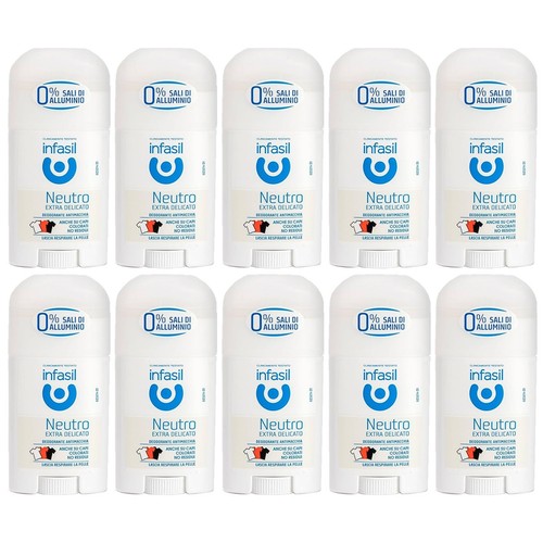 10pz deodorante infasil neutro - 10pz,