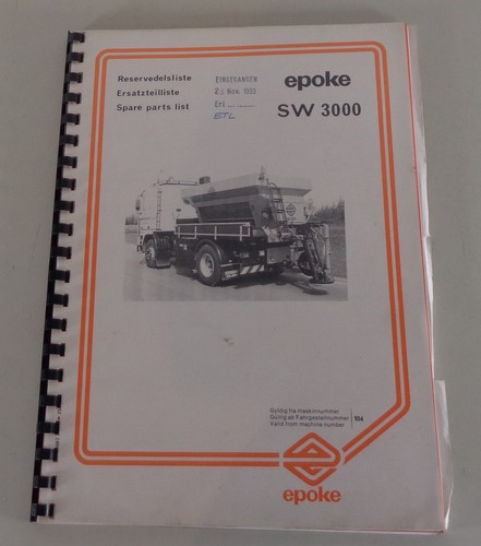 Uso catalogo ricambi epoke - ',