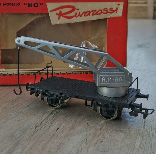Rivarossi carro gru 2 - ho,