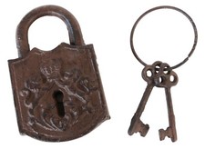 Lucchetto stile antico petto