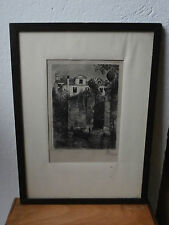 Acquaforte "Venezia" firmata Havas databile attorno al 1920 Ernesto Havas