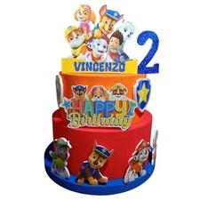 Torta Finta Compleanno Paw