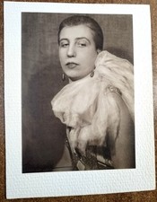 Vera Foto Artistica Della Scrittrice Lina, Pietravalle Fasano 1887, Napoli 1956.