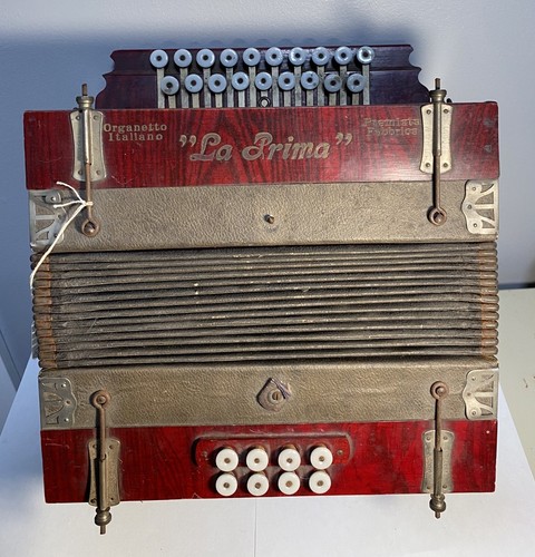 Vintage accordion organetto - accordion,