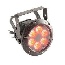 Nano Spot ARC, LED PAR da esterno, 6 x 8 W RGBW, IP65, DMX, 48 W, 30°, Nero