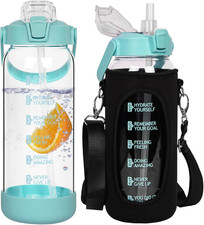 1.5 Litri Borraccia Vetro Con