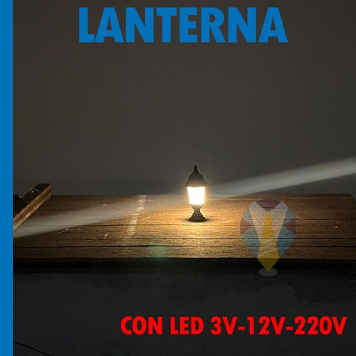Lanterna tavolo colore nero - lanterna,