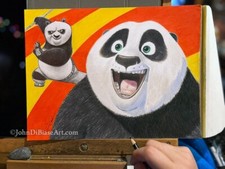 Po Kung Fu Panda disegno a