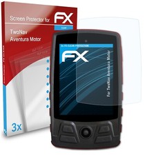 atFoliX 3x Pellicola Protettiva per TwoNav Aventura Motor chiaro