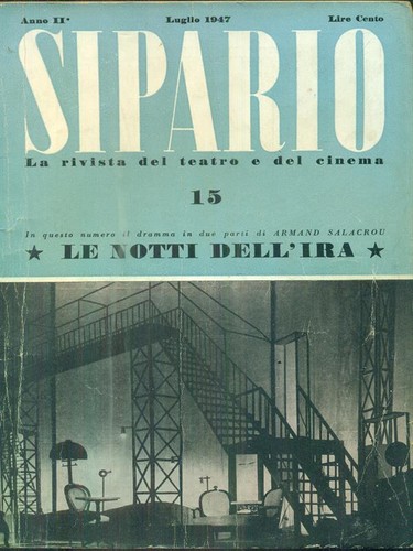 Sipario luglio 1947 - sipario., 15/luglio