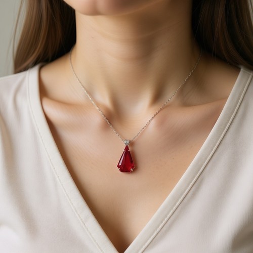 Collana con ciondolo - , in