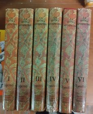 LA DIVINA COMMEDIA - 6 VOLUMI - FRATELLI FABBRI EDITORI 1963 - OTTIME CONDIZIONI