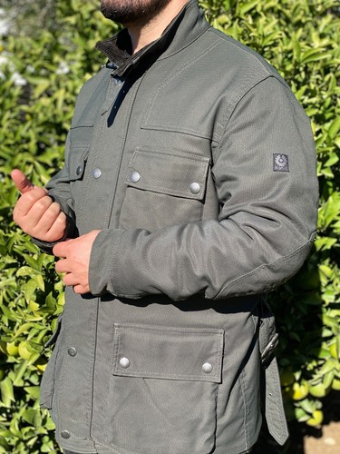 Heavy knit rare belstaff biker - rare,