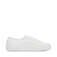 SUPERGA SCARPE DONNA RAGAZZA 2750 FLOWER SANGALLO BIANCO DAL 35 AL 41