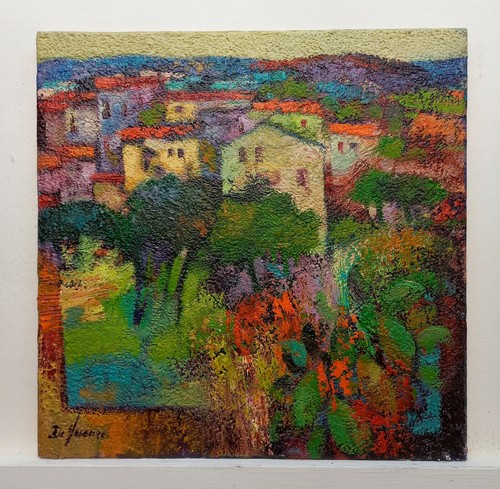 Quadro dipinto paesaggio olio - quadro,