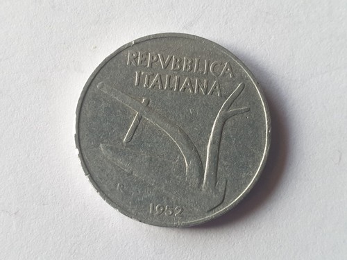 Repubblica italiana lire - repubblica, 10