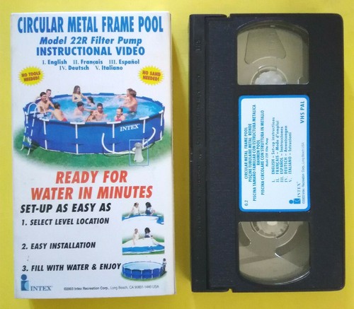 Vhs intex circular - metal, frame