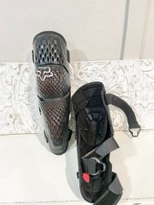 MediumFox Racing Titan Pro D30 CE Ginocchiere/Shin Pads Motocross Dirt Bike, Nero, S/M