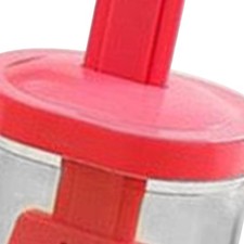 (Rose)Bouteille D’huile En Silicone Intégrée Brosse Bouteille Distributrice FR