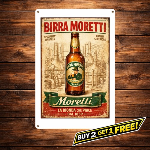 Birra moretti beer 8x12 - beer,