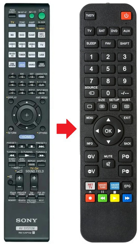 Telecomando adatto per sony - telecomando,
