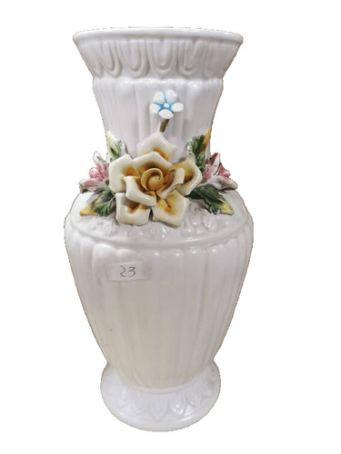 Vaso ceramica rose bassano - , h29