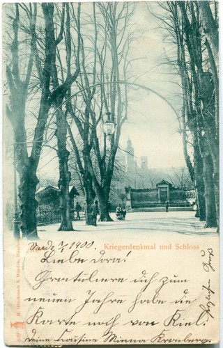 Cartolina kiel monumento - kiel,