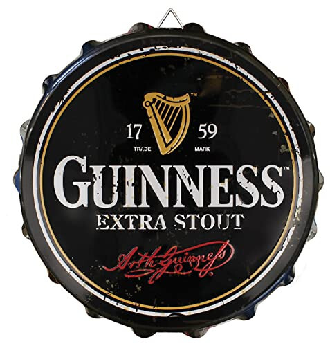 Guinness bottle top - bottle, round