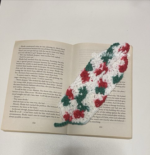 Crocheted bookmark - crocheted,