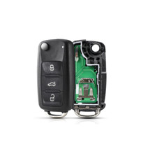 Telecomando per Volkswagen Golf Polo Seat Leon 433mhz Duplicato chiave chip