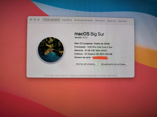 Apple imac a1312 - apple, 2009