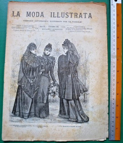 Moda illustrata giornale - la,