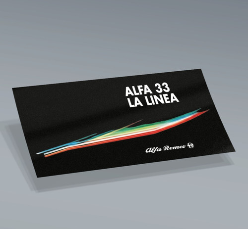 Adesivo promozionale alfa - adesivo,