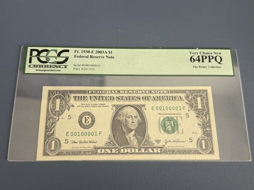2003a fedreserve note - $1,