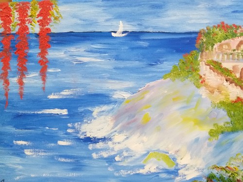 Dipinto olio tela 30x40 - olio, su