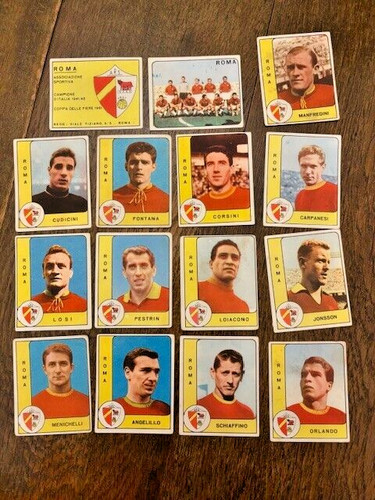 Panini calciatori 1961 roma - calciatori,