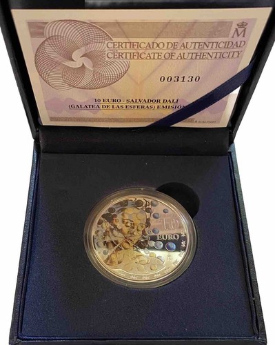 Moneta dali euro argento - dali, 10