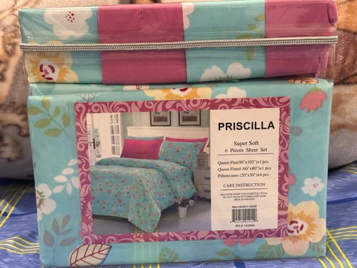 Set lenzuola queen priscilla - set,