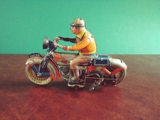 Raro giocattolo in latta moto